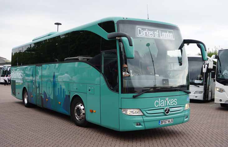 Clarkes Mercedes Tourismo BF67WJX